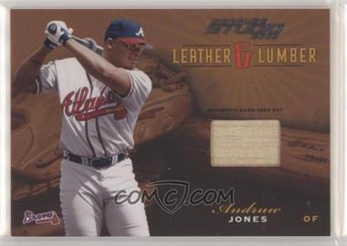 2003 Donruss Studio - Leather & Lumber #LL-4 - Andruw Jones /400