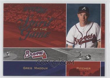 2003 Donruss Studio - Spirit of the Game #SG-20 - Greg Maddux /1250