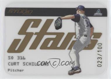 2003 Donruss Studio - Stars - Gold #SS-22 - Curt Schilling /100