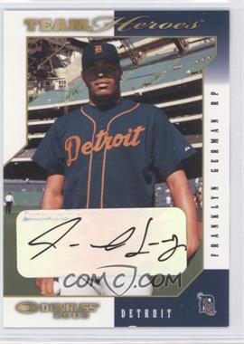 2003 Donruss Team Heroes - [Base] - Autographs #196 - Franklyn German