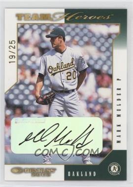 2003 Donruss Team Heroes - [Base] - Autographs #375 - Mark Mulder /25