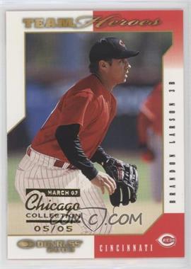 2003 Donruss Team Heroes - [Base] - Chicago Collection #143 - Brandon Larson /5