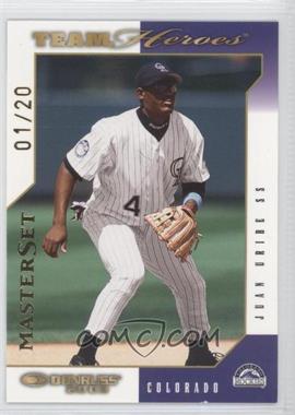 2003 Donruss Team Heroes - [Base] - Master Set #175 - Juan Uribe /20