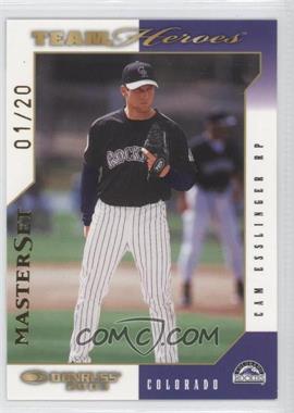 2003 Donruss Team Heroes - [Base] - Master Set #181 - Cam Esslinger /20