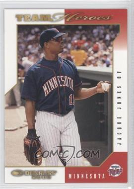 2003 Donruss Team Heroes - [Base] - Sample Silver #298 - Jacque Jones [Noted]