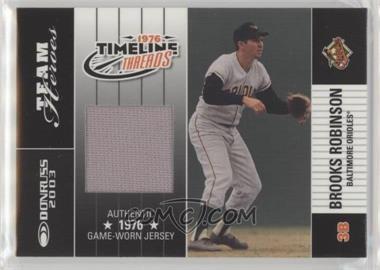 2003 Donruss Team Heroes - Timeline Threads #TT-18 - Brooks Robinson /76 [EX to NM]