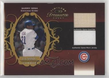 2003 Donruss Timeless Treasures - Classic Combos Materials - Sample #CC-31 - Sammy Sosa