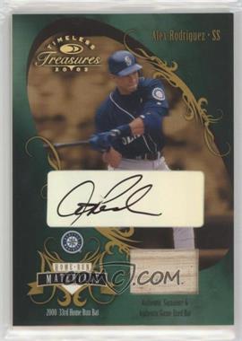 2003 Donruss Timeless Treasures - Home Run Materials - Signatures #HM-10 - Alex Rodriguez /15