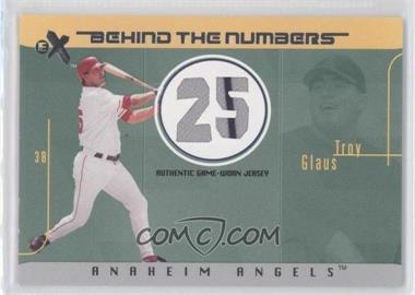 2003 EX - Behind The Numbers Game-Used - Jersey Number #BTNGU-TG1 - Troy Glaus /25