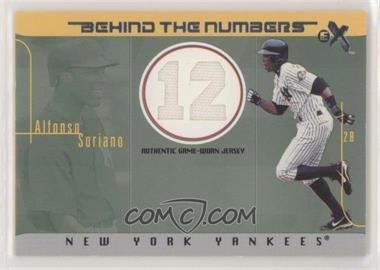 2003 EX - Behind The Numbers Game-Used #BTNGU-AS - Alfonso Soriano /500