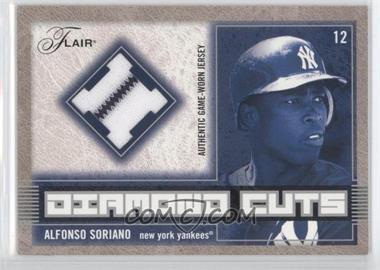 2003 Flair - Diamond Cuts Jerseys #DC-AS - Alfonso Soriano