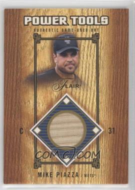 2003 Flair - Power Tools Bats - Gold #PTG-MP - Mike Piazza /100