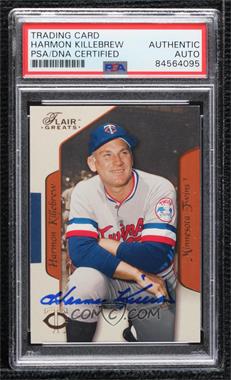 2003 Flair Greats - [Base] #3 - Harmon Killebrew [PSA Authentic PSA/DNA Cert]