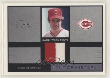 2003 Flair Greats - Cut of History Memorabilia #_TOSE - Tom Seaver