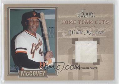 2003 Flair Greats - Home Team Cuts #_WIMC - Willie McCovey /200