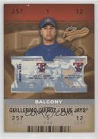 Ticket to the Majors - Guillermo Quiroz [EX to NM] #/250