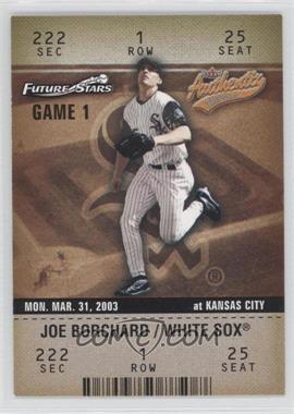 2003 Fleer Authentix - [Base] #101 - Future Stars - Joe Borchard