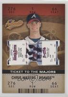 Ticket to the Majors - Chris Waters [Noted] #/1,850