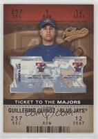 Ticket to the Majors - Guillermo Quiroz #/1,850