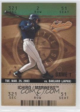 2003 Fleer Authentix - [Base] #68 - Ichiro