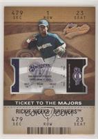 Ticket to the Majors - Rickie Weeks #/1,250