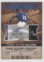 Ticket to the Majors - Edwin Jackson #/1,250