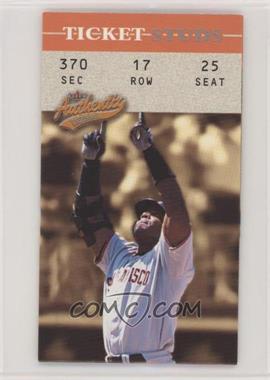 2003 Fleer Authentix - Ticket Studs #11 - Barry Bonds