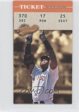 2003 Fleer Authentix - Ticket Studs #11 - Barry Bonds