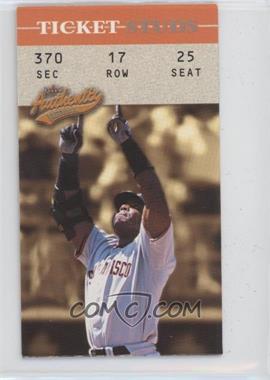 2003 Fleer Authentix - Ticket Studs #11 - Barry Bonds