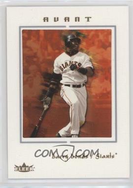 2003 Fleer Avant - [Base] #4 - Barry Bonds