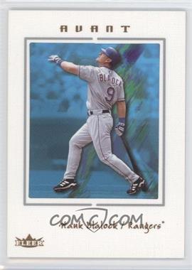 2003 Fleer Avant - [Base] #5 - Hank Blalock