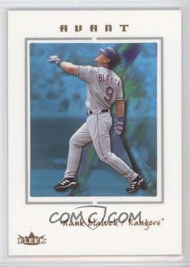 2003 Fleer Avant - [Base] #5 - Hank Blalock