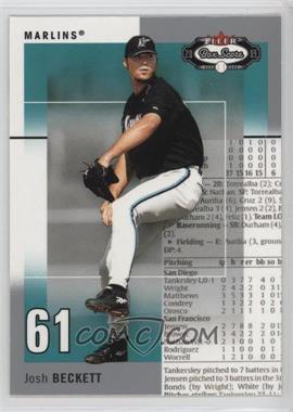 2003 Fleer Box Score - [Base] #7 - Josh Beckett