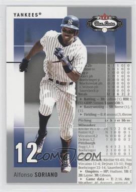 2003 Fleer Box Score - [Base] #97 - Alfonso Soriano