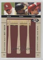 Scott Rolen, Miguel Tejada, Troy Glaus #/250