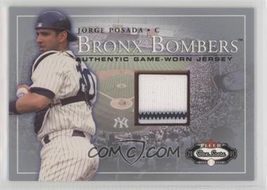 2003 Fleer Box Score - Bronx Bombers Jerseys #8 BB - Jorge Posada