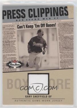 2003 Fleer Box Score - Press Clippings Jerseys #GS-PC - Gary Sheffield