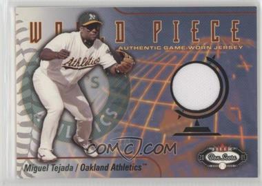 2003 Fleer Box Score - World Piece #5WP - Miguel Tejada