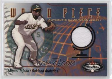 2003 Fleer Box Score - World Piece #5WP - Miguel Tejada