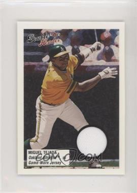 2003 Fleer Double Header - Game-Used #_MITE - Miguel Tejada