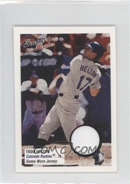 2003 Fleer Double Header - Game-Used #_TOHE - Todd Helton