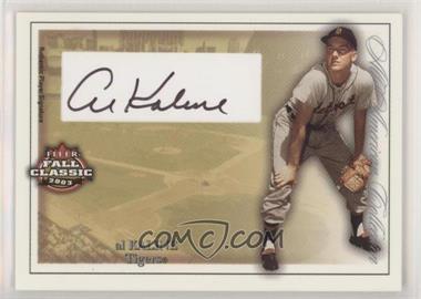 2003 Fleer Fall Classic - All-American Collection - Autographs #AAA/AK - Al Kaline /325