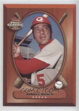 2003 Fleer Fall Classic - [Base] #66 - Johnny Bench