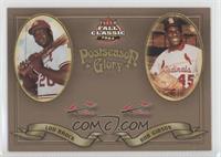 Lou Brock, Bob Gibson #/750