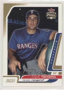 2003 Fleer Focus Jersey Edition - [Base] - Century Jersey Number #169 - Mark Teixeira /123