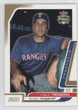 2003 Fleer Focus Jersey Edition - [Base] - Century Jersey Number #169 - Mark Teixeira /123