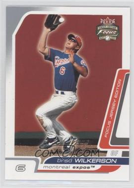 2003 Fleer Focus Jersey Edition - [Base] #104 - Brad Wilkerson