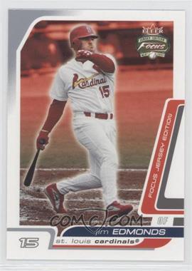 2003 Fleer Focus Jersey Edition - [Base] #123 - Jim Edmonds