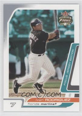 2003 Fleer Focus Jersey Edition - [Base] #133 - Ivan Rodriguez