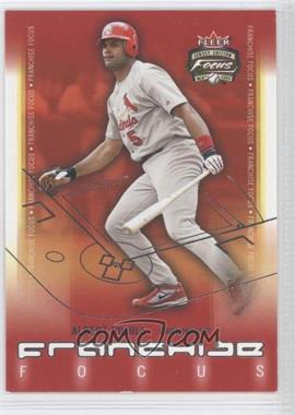 2003 Fleer Focus Jersey Edition - Franchise Focus #18FF - Albert Pujols